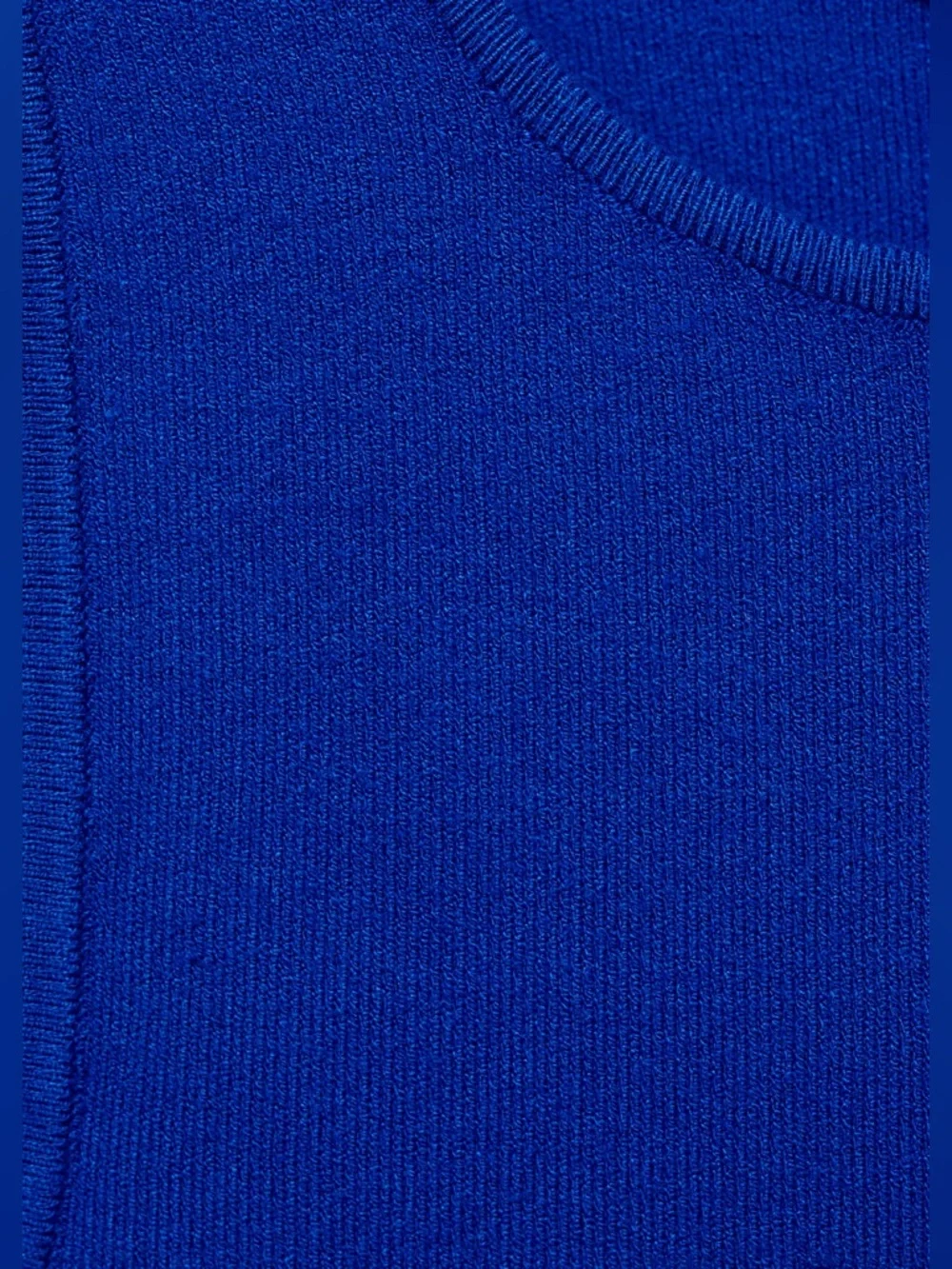 Mango Royal Blue Cropped knitted top NWT - Picture 5 of 6